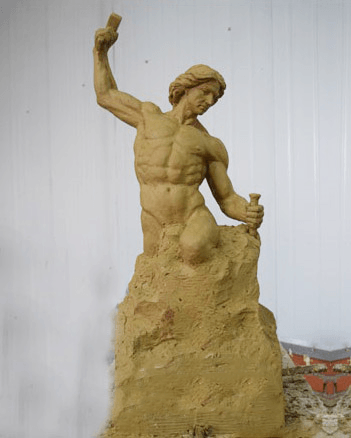 large self-made man statue for sale