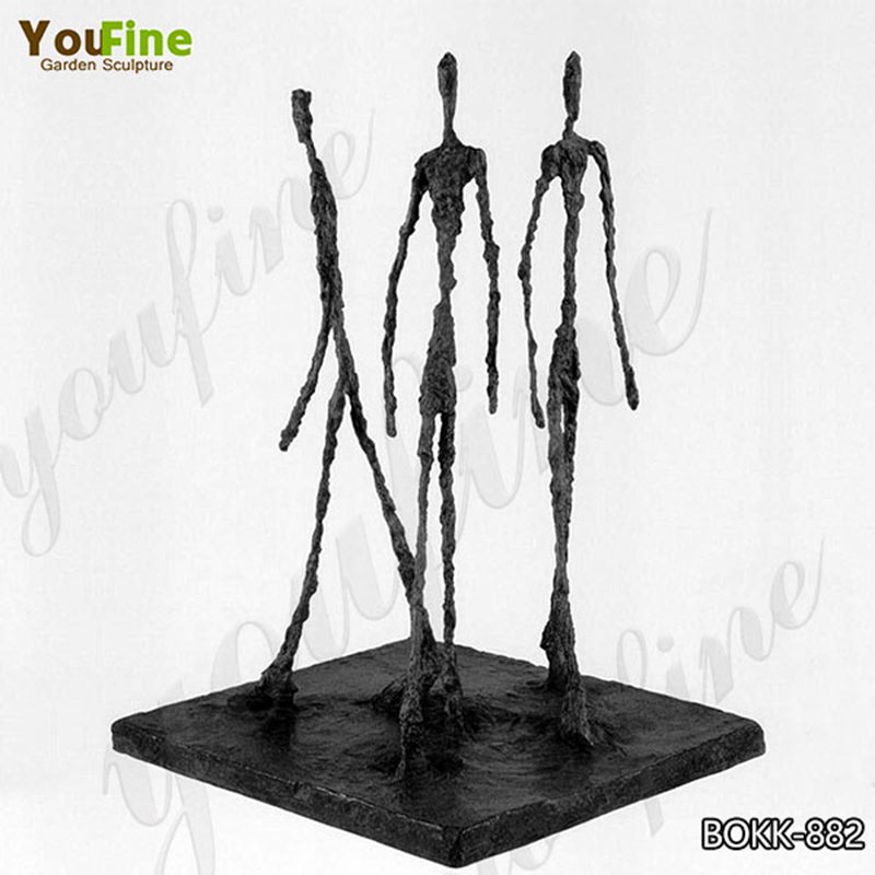 Metal Bronze Walking Man Sculpture-youfine sculpture