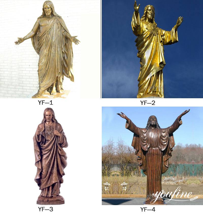 More Catholic Religious Life Size Bronze Jesus Statue For Sale-Youfine