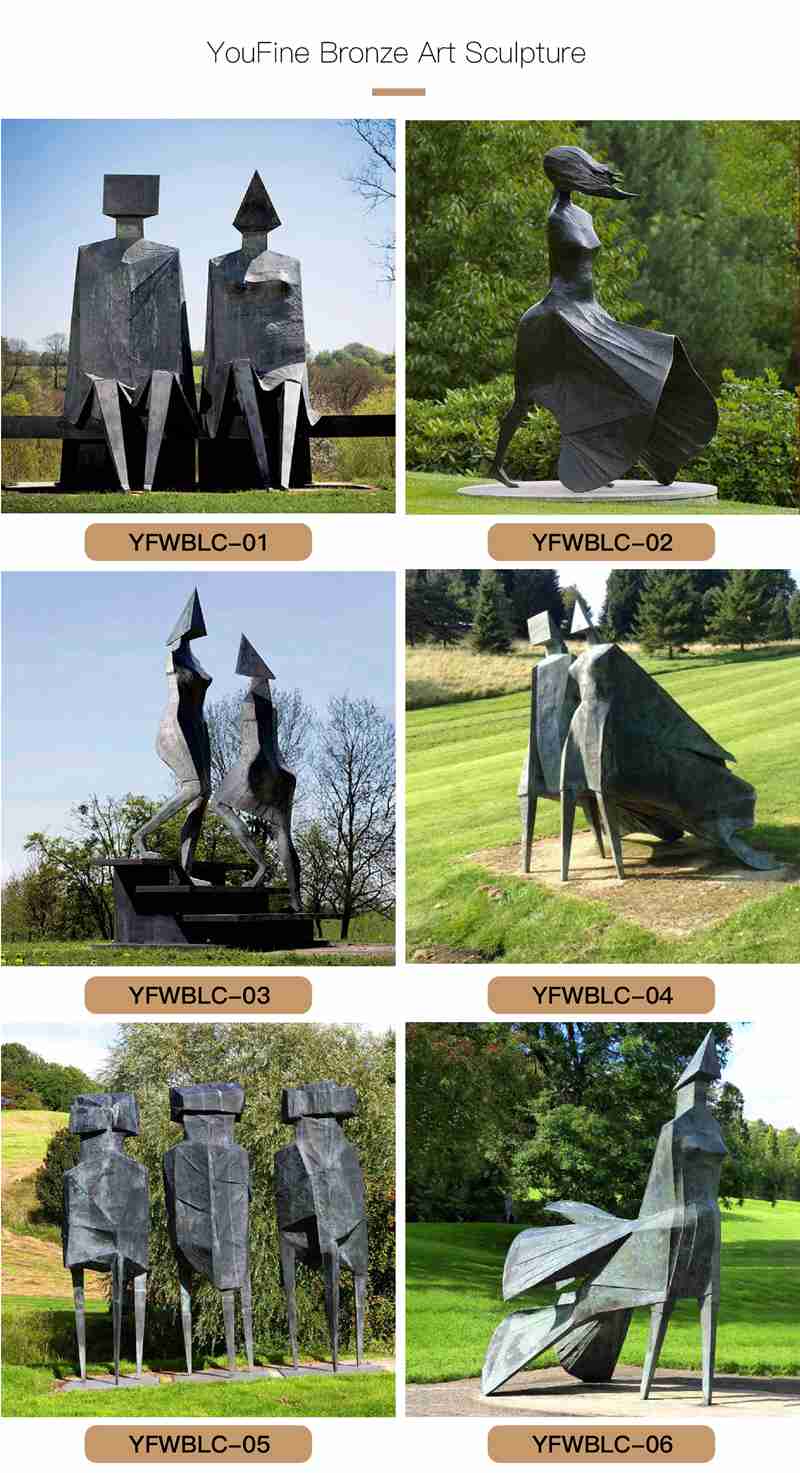 More Garden Bronze Metal Geometric Figures Sculpture -Youfine