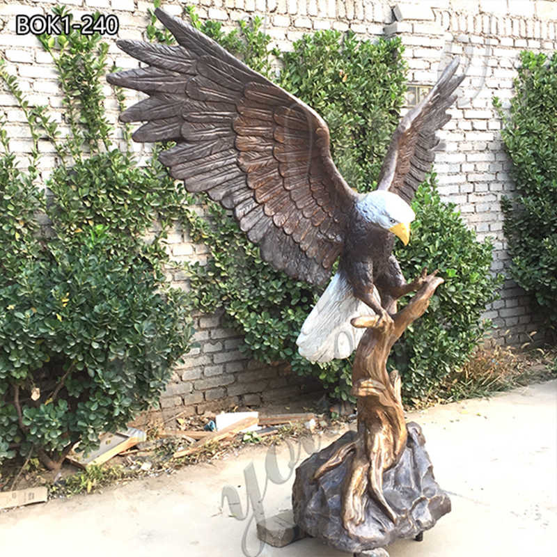 antique bronze eagle statue -YouFine Sculpture