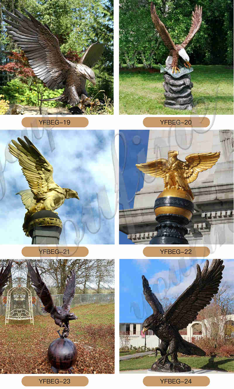 bronze eagle statue for sale -YouFine Sculpture