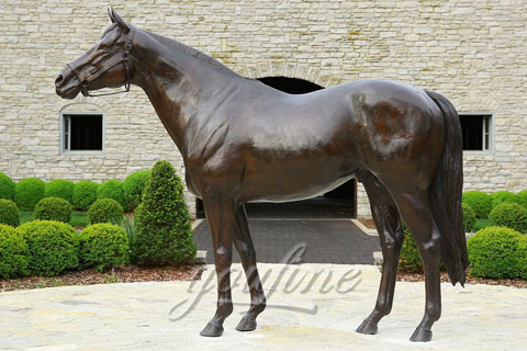Garden Large Bronze Horse Sculpture For Sale