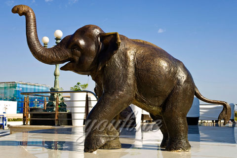 Wholesale Small Cast Bronze Elephant Sculpture