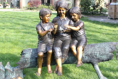 Antique design outdoor Life Size Bronze Statues for Garden and Yard Decor on Sale