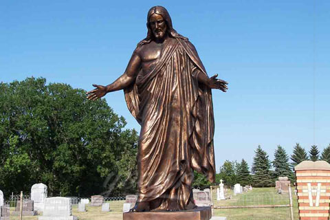 My order about Standing famous religious church detailed casting bronze Jesus statues